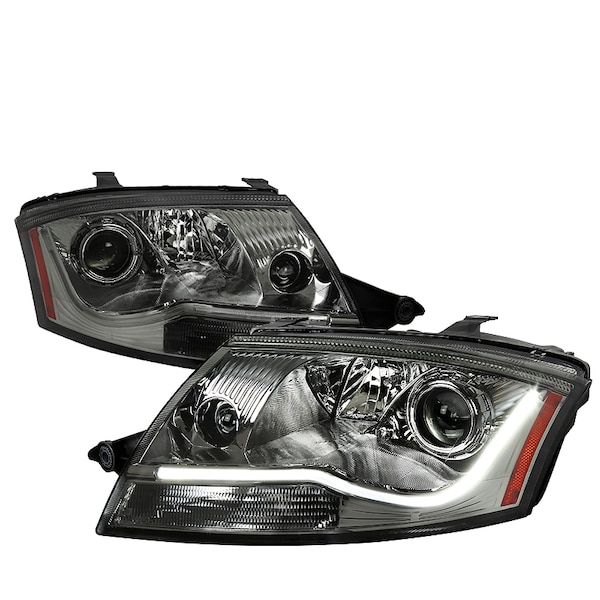 Spec-D Tuning 99-06 Audi Tt Projector Headlights Smoke 2LHP-TT99G-RS - main